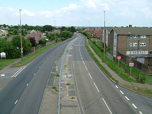 A 27 through Lancing