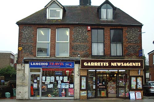 Lancing travel and Garretts Newsagents