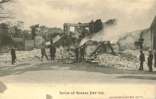 Sussex pad after fire 1905