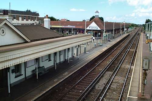 Platform of station