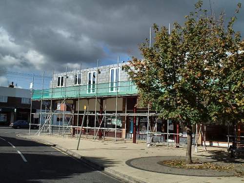 rebuilding the Queensway square Lancing